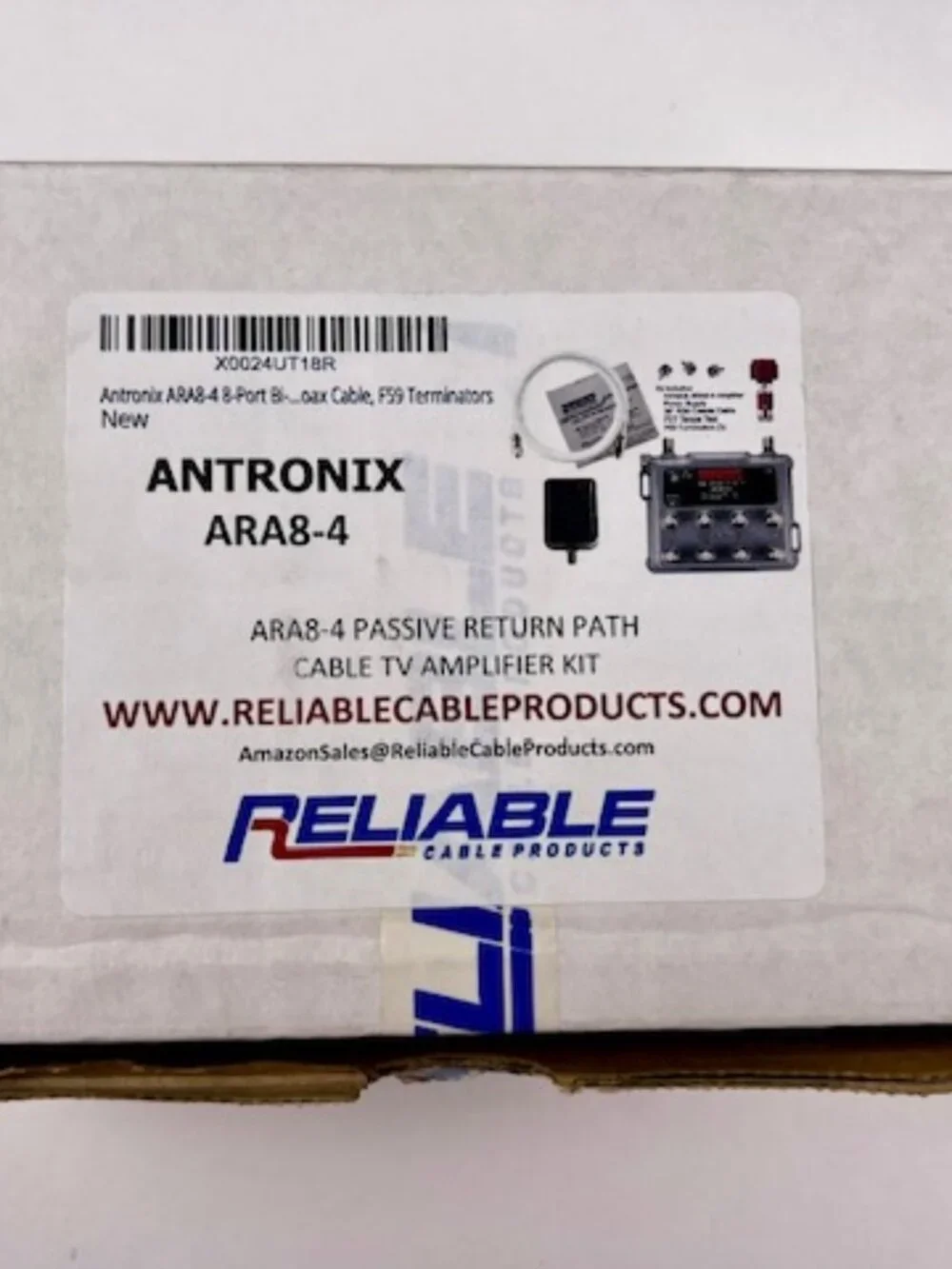 Antronix ARA8-4 8-Port Cable TV Signal Amplifier Booster Kit NEW Open Box